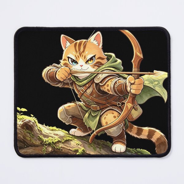 Item preview, The Forest Ranger - Cute Felis Nigripes Archer Warrior designed and sold by ABYSSLAB.