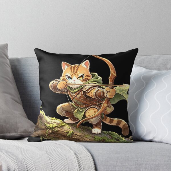 Item preview, The Forest Ranger - Cute Felis Nigripes Archer Warrior designed and sold by ABYSSLAB.
