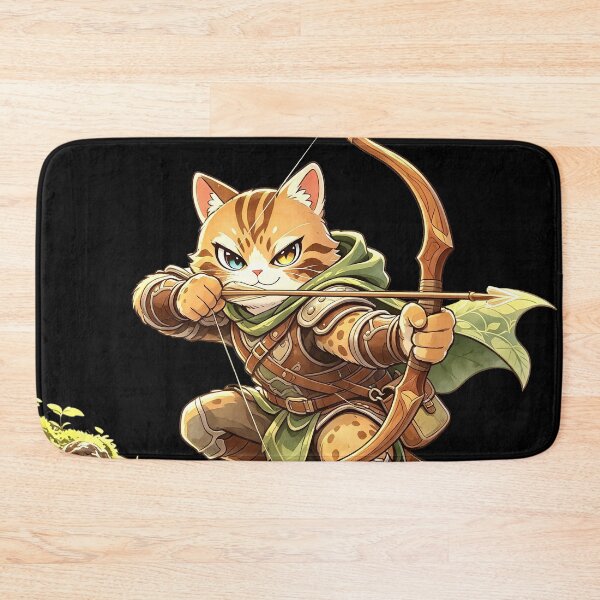 Item preview, The Forest Ranger - Cute Felis Nigripes Archer Warrior designed and sold by ABYSSLAB.