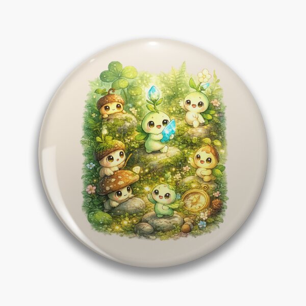 Item preview, Tiny Forest Adventure – Whimsical Woodland Explorers Gaming Art designed and sold by annenambiro.