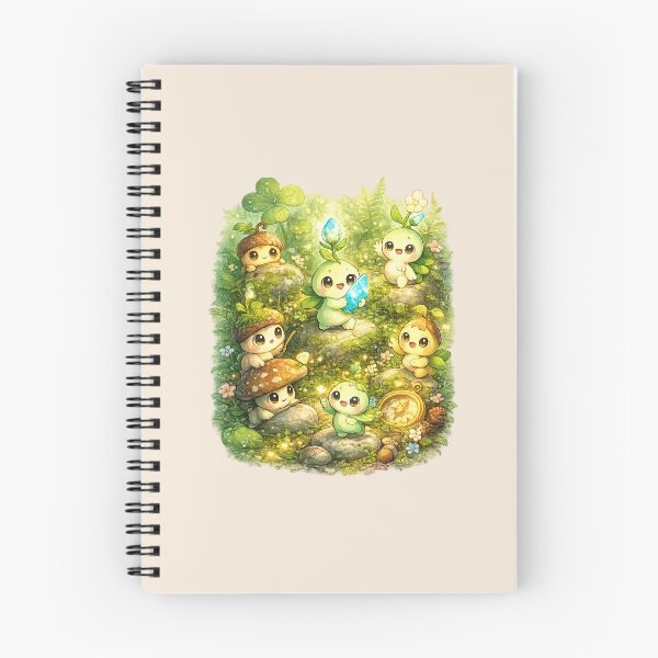 Item preview, Tiny Forest Adventure – Whimsical Woodland Explorers Gaming Art designed and sold by annenambiro.