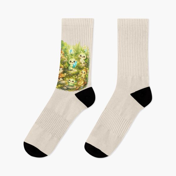 Item preview, Tiny Forest Adventure – Whimsical Woodland Explorers Gaming Art designed and sold by annenambiro.
