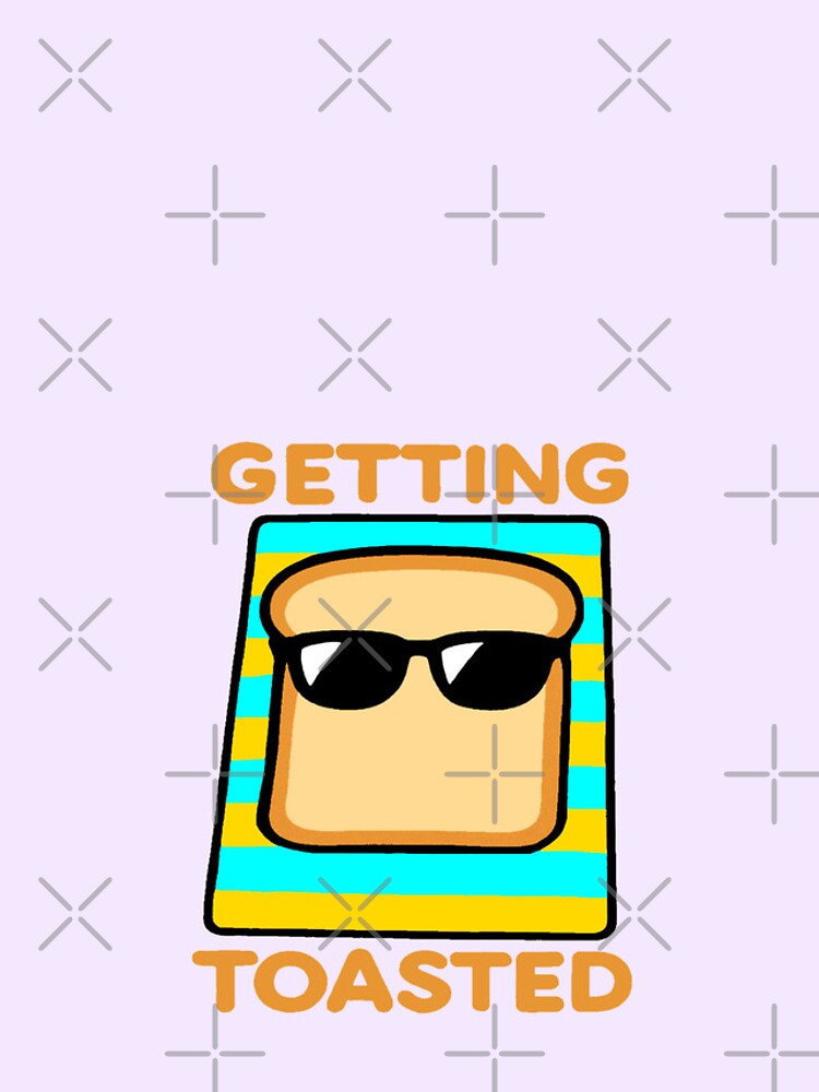 Thumbnail 4 of 4, iPhone Case, Getting Toasted - Sunbathing Toast designed and sold by ReviloIsFree.