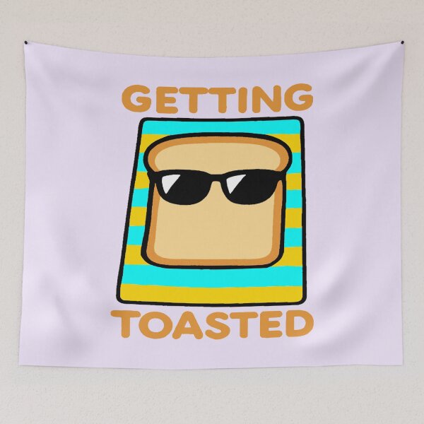 Item preview, Getting Toasted - Sunbathing Toast designed and sold by Regal Rev.