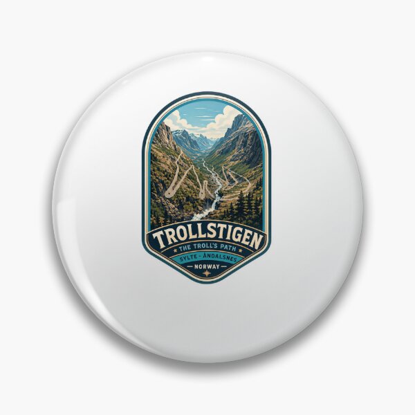 Item preview, Trollstigen The Troll's Path Sylte Andalsnes Norway Traveler Vacation Mountain Road designed and sold by Simsimah26Parks.