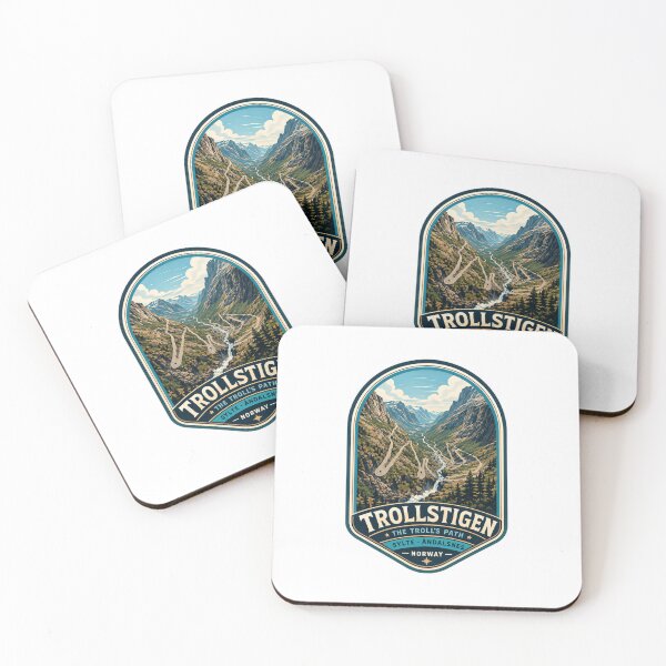 Item preview, Trollstigen The Troll's Path Sylte Andalsnes Norway Traveler Vacation Mountain Road designed and sold by Simsimah26Parks.