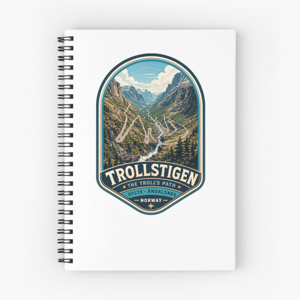 Item preview, Trollstigen The Troll's Path Sylte Andalsnes Norway Traveler Vacation Mountain Road designed and sold by Simsimah26Parks.