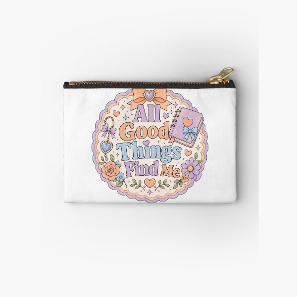 Item preview, All Good Things Find Me – Pastel Positive Affirmation designed and sold by Chaotically Cutee.