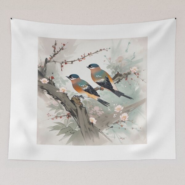 Item preview, Bird couple designed and sold by ZeusGallery.