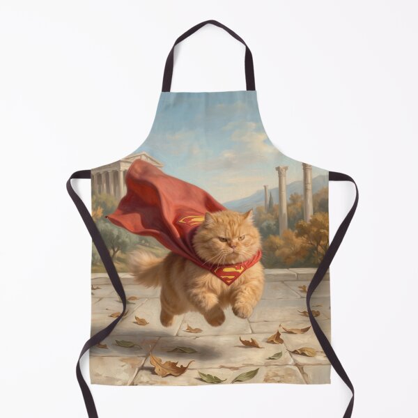 Item preview, Flying Super Cat in Red Cape designed and sold by Anatolii_Kys.