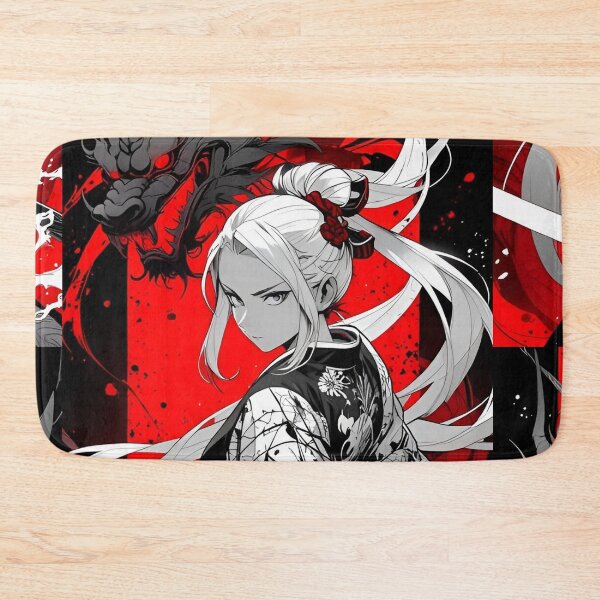 Item preview, Crimson Dragon Samurai Anime Inspired Warrior Fantasy Art designed and sold by Dyan4.