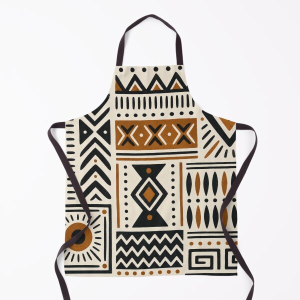 Item preview, African Inspired Mudcloth Geometric Pattern designed and sold by Myra365Art.