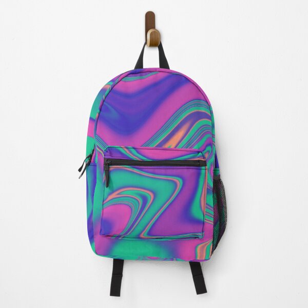 Item preview, Neon Liquid Waves Abstract Background designed and sold by Happyabstract.