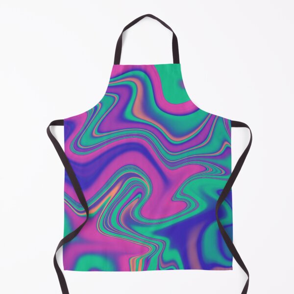 Item preview, Neon Liquid Waves Abstract Background designed and sold by Happyabstract.