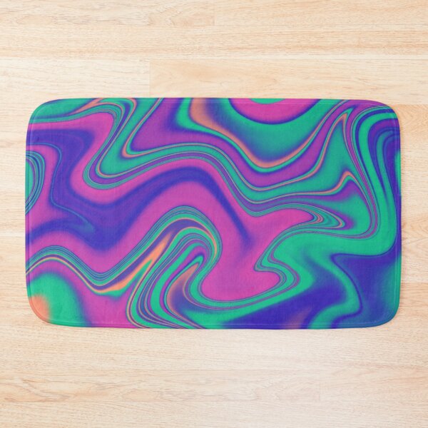 Item preview, Neon Liquid Waves Abstract Background designed and sold by Happyabstract.