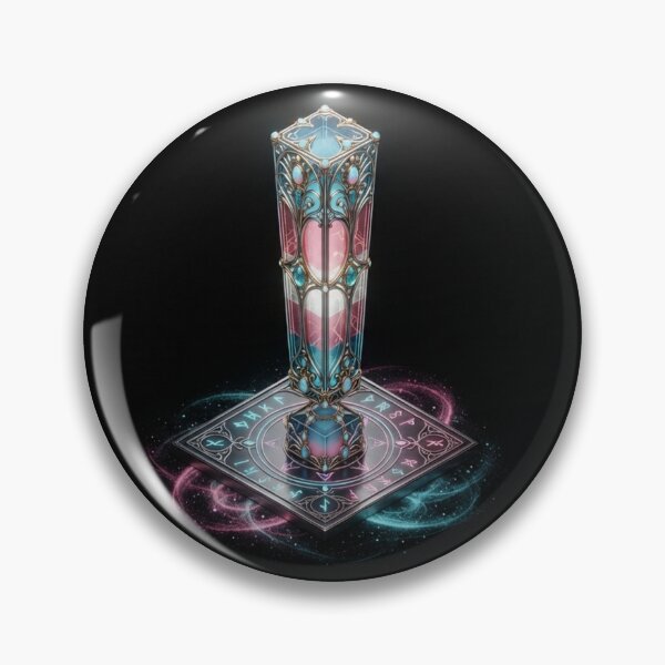 Item preview, Trans Pride Magic Obelisk Ritual Pillar designed and sold by Owcomm.