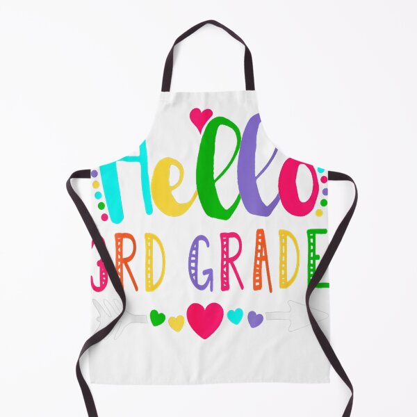Item preview, Cute Heart Hello 3rd Grade First Day Back To School Teachers designed and sold by Balggonech.