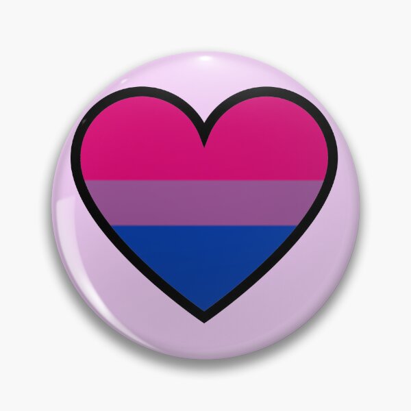 Item preview, Bisexual Pride Heart designed and sold by Camilla Wynter.