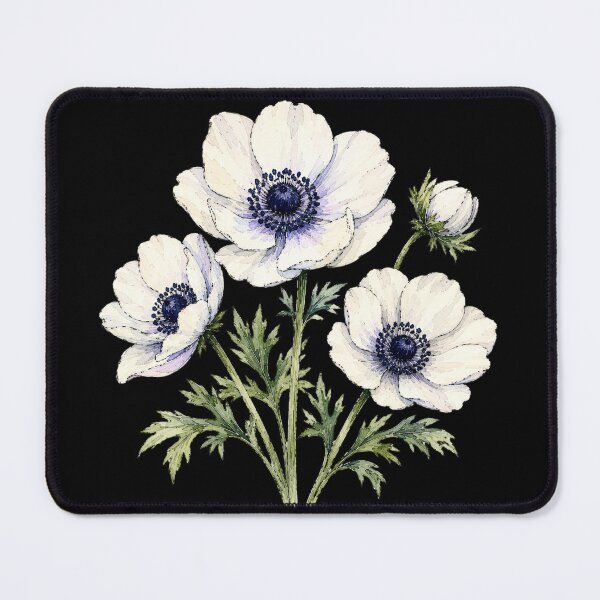 Item preview, Minimal Anemone Botanical Watercolor designed and sold by ColorSplash123.