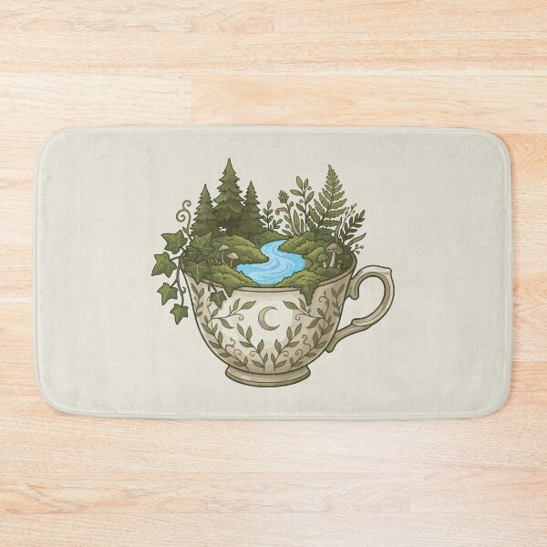 Item preview, Cozy Cottagecore Teacup Forest designed and sold by BrownHorse90s.