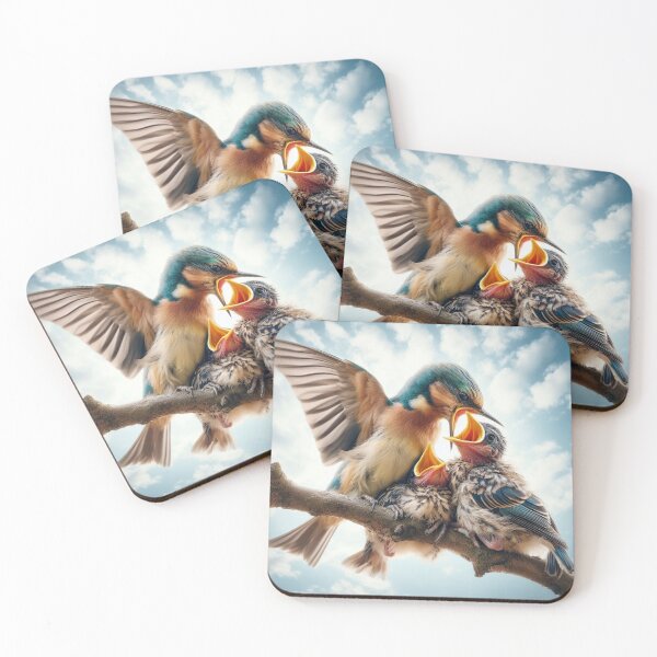 Item preview, Bird feeding its children designed and sold by ZeusGallery.