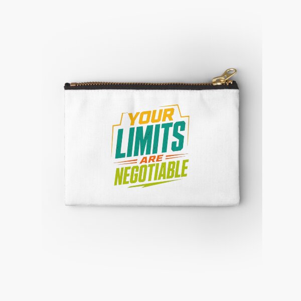 Item preview, Your Limits Are Negotiable | Bold Motivational Typography | Growth Mindset Sticker designed and sold by Lovestickerco.