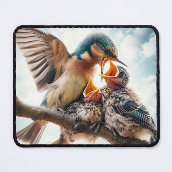 Item preview, Bird feeding its children designed and sold by ZeusGallery.