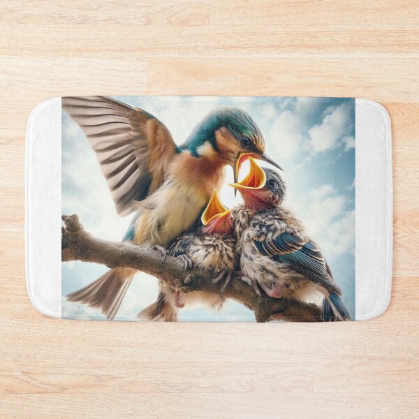 Item preview, Bird feeding its children designed and sold by ZeusGallery.