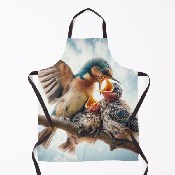 Item preview, Bird feeding its children designed and sold by ZeusGallery.