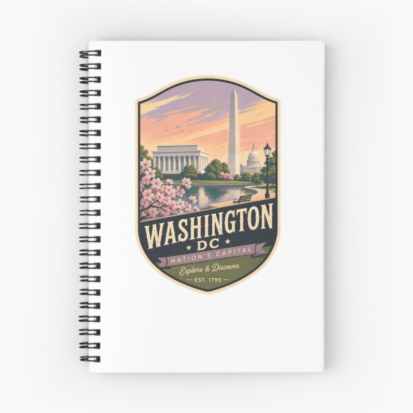 Item preview, Washington DC Nation's Capital Explore & Discover Est. 1790 Travel Souvenir Visitor designed and sold by Simsimah26Parks.