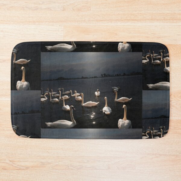 Item preview, Golden Light on Graceful Swans designed and sold by DiaSinama.