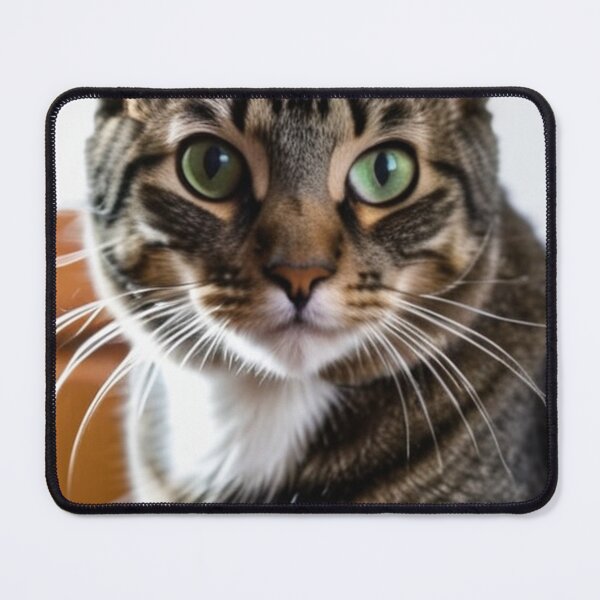 Item preview, Animals - Tabby Cat with Emerald Eyes, Expressive Feline Portrait designed and sold by World-Pets.