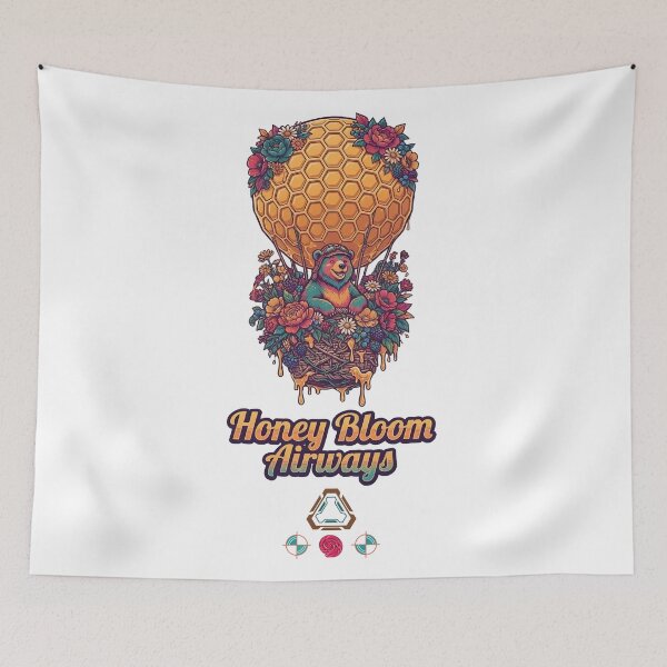 Item preview, Honey Bloom Airways - Bear designed and sold by m-yoga-store.