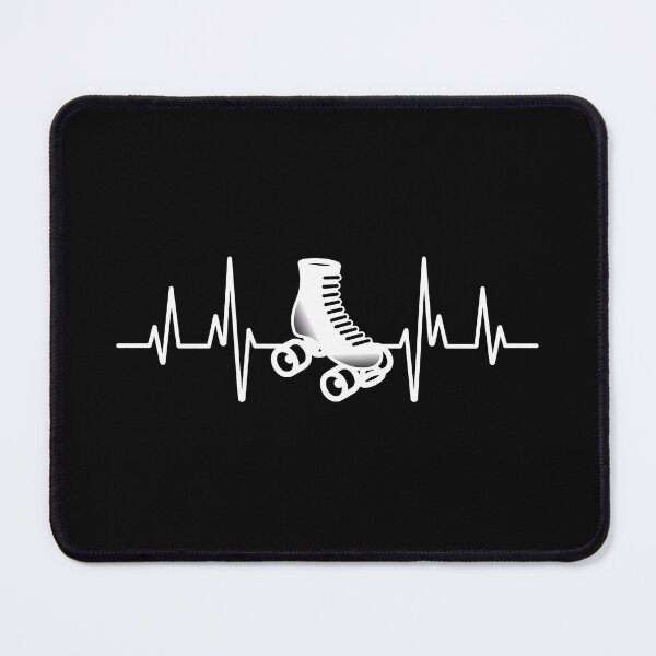 Item preview, Roller Skate Heartbeat Pulse Line Art designed and sold by SoyLamderma.