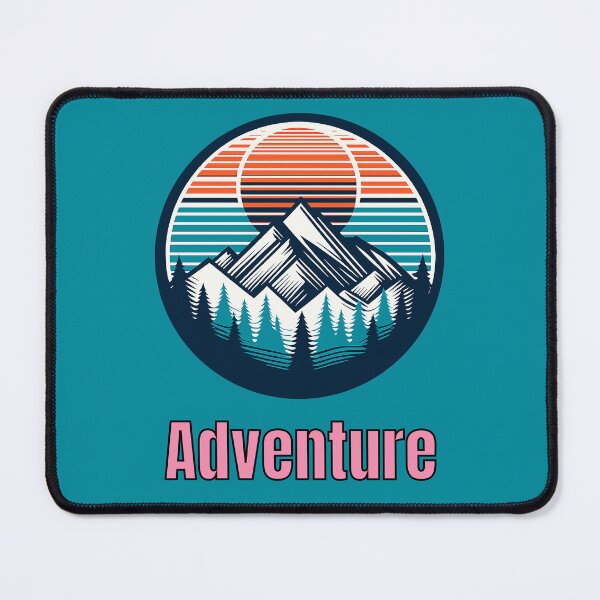 Item preview, Vintage Adventure Mountain Logo | Retro Outdoor Camping Hiking Design designed and sold by Timber-Trail.