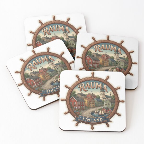 Item preview, Rauma Finland Old Town Travel Sticker designed and sold by Imaginarium of Chaos falcon88 .