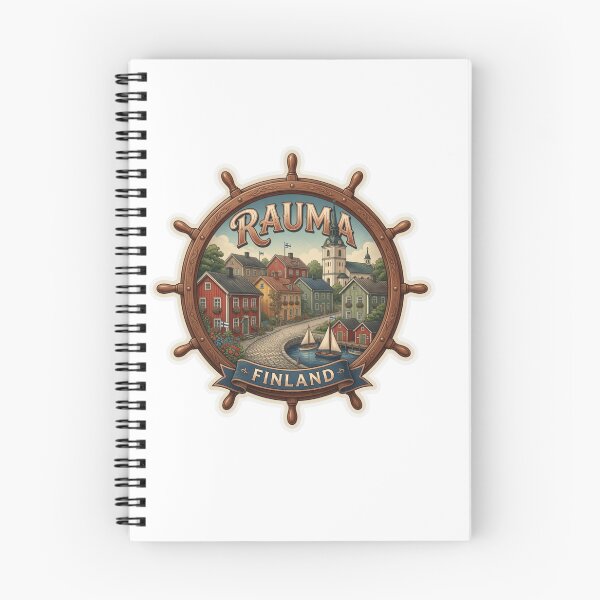 Item preview, Rauma Finland Old Town Travel Sticker designed and sold by Imaginarium of Chaos falcon88 .