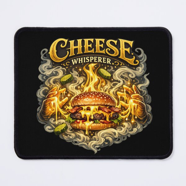 Item preview, Cheese Whisperer Vintage Burger T-Shirt | Foodies Unisex Apparel designed and sold by irfanshikh.