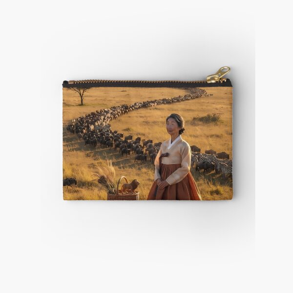Item preview, Serengeti Harmony: A Hanbok's Journey with the Great Migration ?? designed and sold by SOOstudio73.