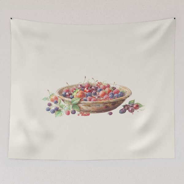 Item preview, Berry Bliss Vintage Harvest Bowl designed and sold by 63Hotpeppers.