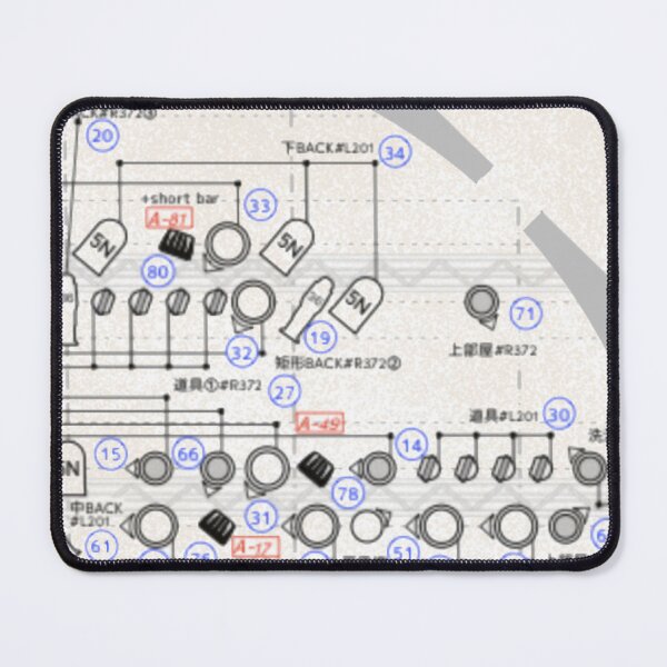 Item preview, Stage Lighting Plot Technical Blueprint designed and sold by Komatoya.