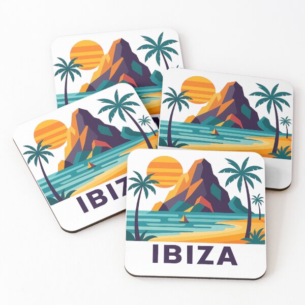 Item preview, Ibiza Minimal Contemporary Art – Balearic Island Design for Music & Party Lovers designed and sold by OzzFrequency.