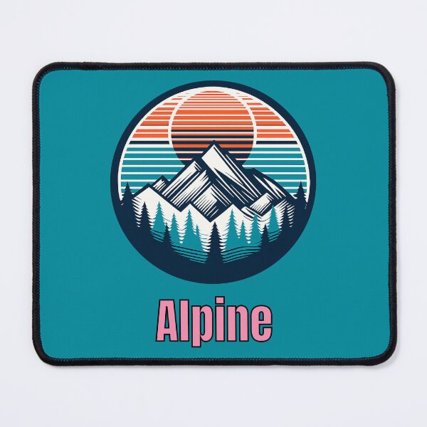 Item preview, Vintage Alpine Mountain Logo | Retro Outdoor Camping Hiking Design designed and sold by Timber-Trail.