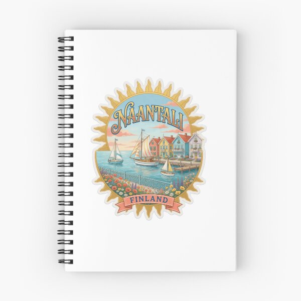 Item preview, Naantali Finland Waterfront Travel Sticker designed and sold by Imaginarium of Chaos falcon88 .