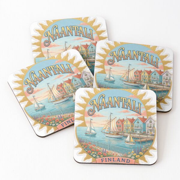 Item preview, Naantali Finland Waterfront Travel Sticker designed and sold by Imaginarium of Chaos falcon88 .