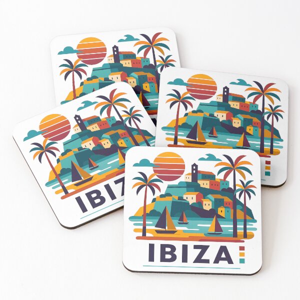 Item preview, Ibiza Minimal Contemporary Art – Balearic Island Design for Music & Party Lovers designed and sold by OzzFrequency.