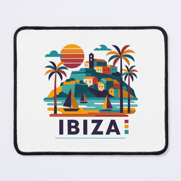 Item preview, Ibiza Minimal Contemporary Art – Balearic Island Design for Music & Party Lovers designed and sold by OzzFrequency.