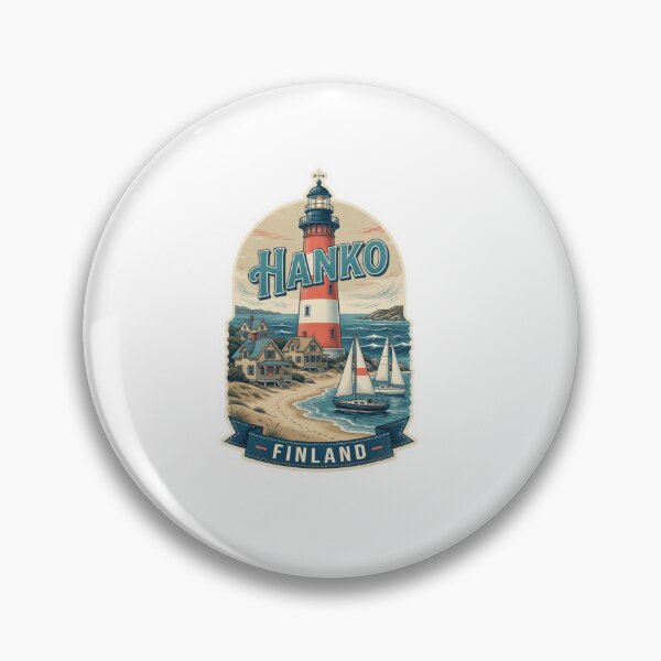 Item preview, Hanko Finland Lighthouse Travel Sticker designed and sold by Imaginarium of Chaos falcon88 .