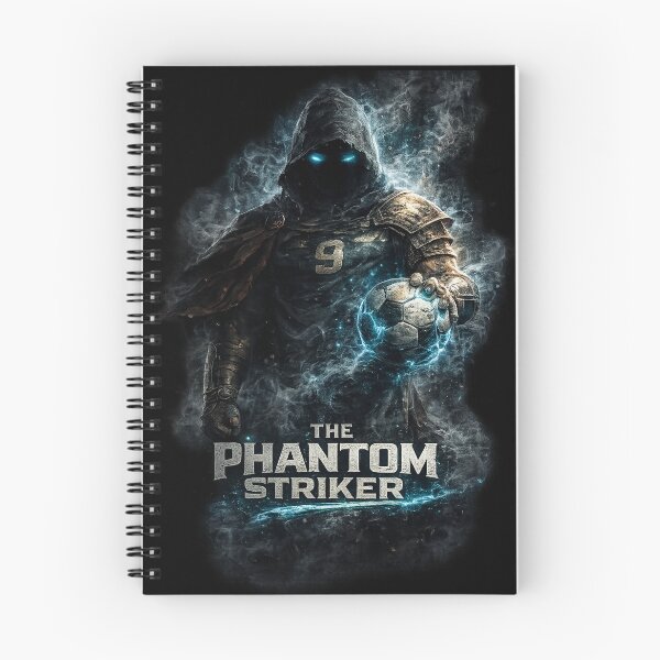 Item preview, The Phantom Striker Soccer Warrior Graphic T-Shirt designed and sold by LegendCourt.