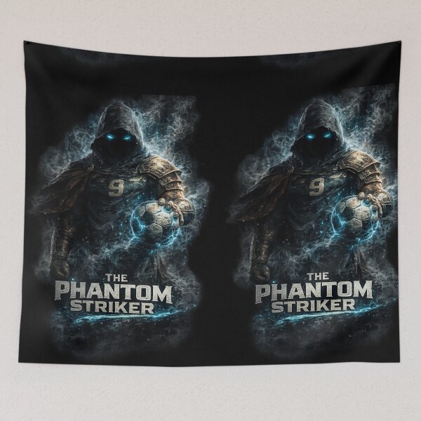 Item preview, The Phantom Striker Soccer Warrior Graphic T-Shirt designed and sold by LegendCourt.